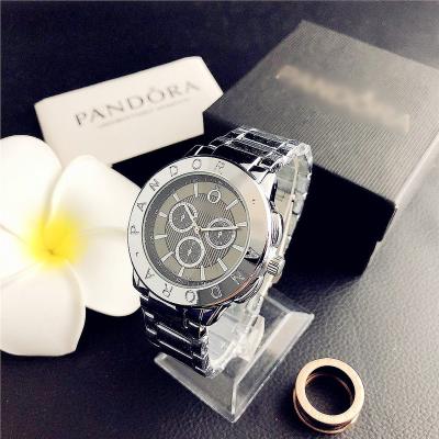 China High-end Custom Logo Cajas Para Reloj Non-Specific OEM Watch Box Fashion Luxury Watch Set For Man Men's Quartz Silver Black Watches for sale