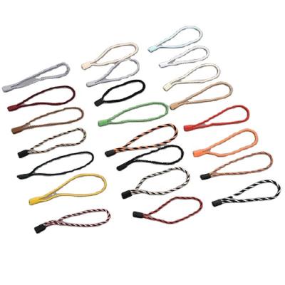 China Wholesale Custom Washable Multi Color Garment Tag Buckle Running Clothes Twine For Hanger Tag for sale