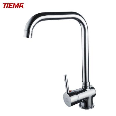 China Hot Selling Thermostatic Reliable Quality China Supplier Luxury Brass Single Lever Kitchen Sink Faucet for sale