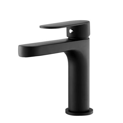 China High Quality Tiema Brand OEM Black ZS40503 Water Metered Modern Basin Faucets Service Supplier Faucets for sale