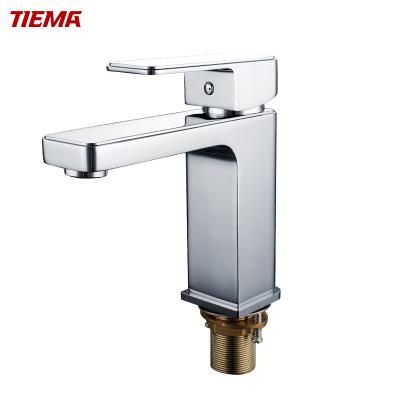 China Chrome Ceramic Surface Feature Metered Mount Sensor Faucets New Style Design Material Deck Mounted Basin Faucets for sale