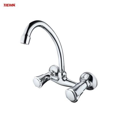 China Popular simple modern water kitchen faucet torneira de cozinha style brass handle new arrival electric faucets TIEMA for sale