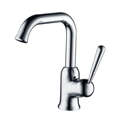 China Modern Durable Commercial Kitchen Torneira De Cozinha Single Handle Hot And Cold Water Sink Mixer Tap Brass Faucet for sale