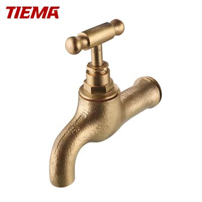 China Garden faucets high performance wallmount quality cheap nice bibcock metered brass water tap for sale