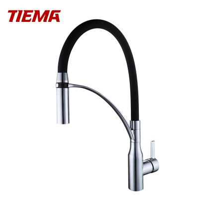 China Thermostatic Faucets Single Handle Brass Faucets Manufacturer Cheap Chrome Pull Down Spout Kitchen Faucets Cheap for sale