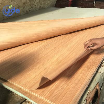 China Exterior Red Reconditioned Plywood Face Veneer For Plywood for sale