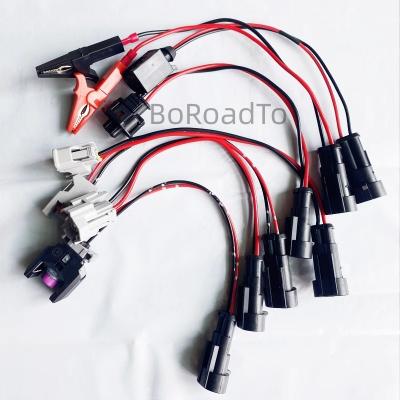 China Piezoelectric Injector Harness Plug, Common Rail Injector Accessories, Diesel Electric Injector Detector Harness 124 Spider (348_) for sale