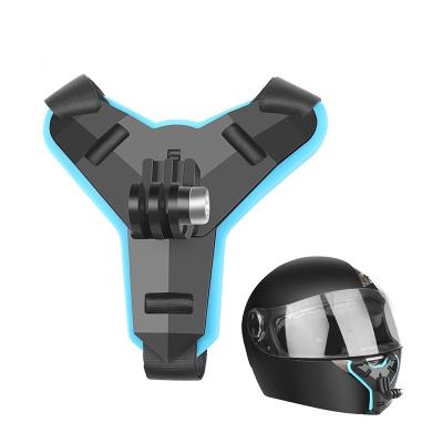 China Motorcycle Helmet Chin Strap Chin Stand Mount For GoPros Heroes 9/8/7/6/5/4 Xiaomis Yis Action Camera 9*10*10cm for sale