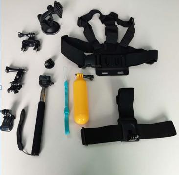 China ABS 9 in 1 Gopros Accessory Bundle, Action Camera Accessory Bundle for sale