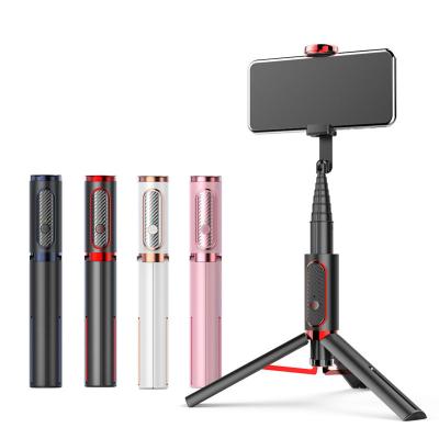 China Amazon Lightweight Hot Sale Aluminum Portable Selfie Stick With Tripod Radio Remote Control Selfie Stick for sale