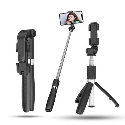 China Mini Hot Sale Portable Tripod Selfie Stick with Detachable Remote Control Shutter for sale