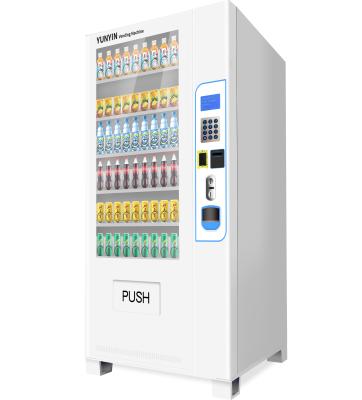 China China Supplier Subway Station Smart Automatic Food Vending Machine Milk Snack Drinks Vending Machine Te koop