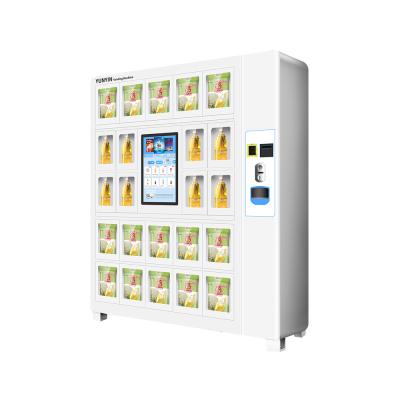 China Wholesale subway station food locker vending machine drinks credit card coin touch vending machine for sale