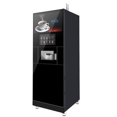 China 200ml Coffee Vending Machine Commercial Coffee Beans Vending Machine With Drinking for sale