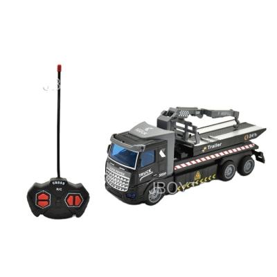 China Wholesale JBOY Electronics Trucks Trailer App Controlled Toy Remote Control And Toys Tipper Model Dump Container Cars Rc Fire Truck for sale