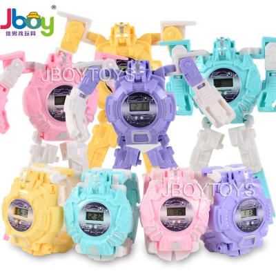 China Hot Selling Eco-friendly Material Eco-Friendly Cartoon Watch Gifts Electronic Robot Toys Model For Children's Birthday for sale