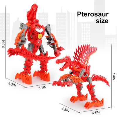 China Transform JBOY'S NEW Changeable 3 Toy Into 1 Dinosaur Robot For Kids Transforming Toys for sale