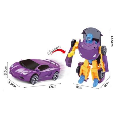 China Children's Walking Deformation Robot Toy For Children Deformation Toys Car Alloy Robot Series Touch Sensing Model for sale