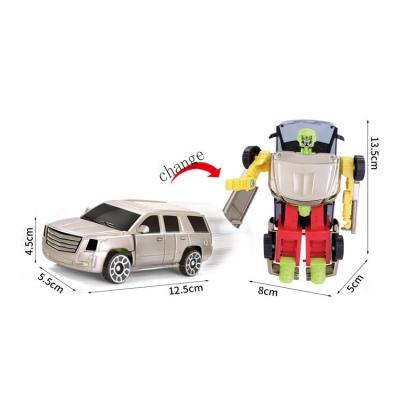 China Deformation Toys Car Robot Car Transform Child Building Intelligent Diy Model Car Transform Robot Toy for sale