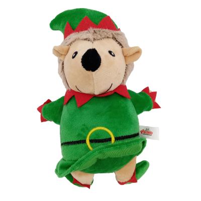 China New Design Stocked Christmas Squirrel Dog Toys Squeaky Toys with Hot-selling Plush Materials and Affordable Dog Bite Toys for sale