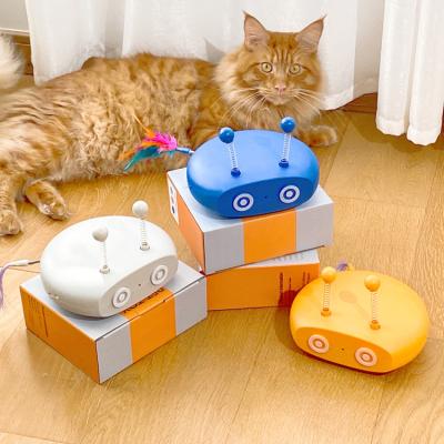 China Wholesale Multifunctional Viable Toy Retractable Long Pole Factory Intelligent Teasing Cat Machine Auto-hi. for sale