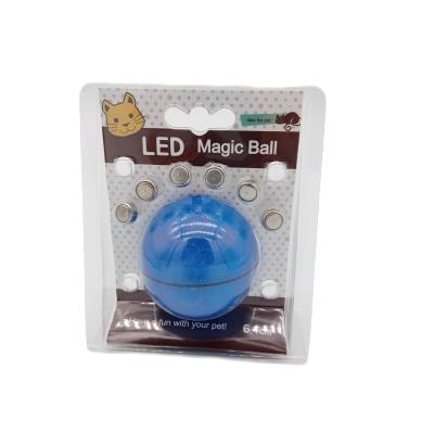 China Amazon Top Pet Toy LED Ball Stocked Magic Cat Universal Ball Shaped Playing Toy with Durable Motor and LED Factory Supplies Toys for sale