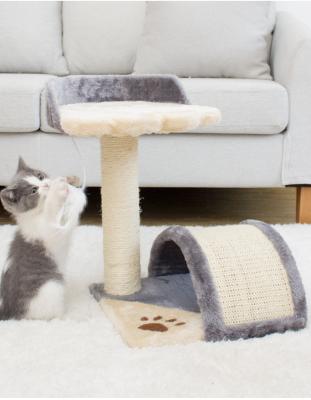 China Pet Stored Cat Tree House with Interactive Jumping Platform Toy Cat Climbing Sisal Cat Scratching Board Plant Supplies. for sale