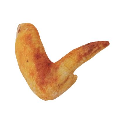 China Toy Manufacturer Hot Selling Viable Wholesale Pet Food Chew Toy Dog Chicken Wing Plush Simulation Squeak Dog Unique Interactive Dog Toy for sale