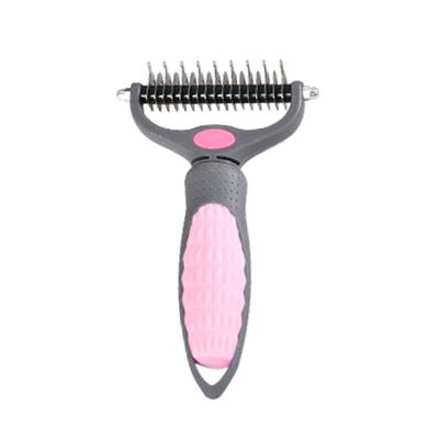 China Amazon Best Seller Stocked Comb Pet Pampers Hair Removal Comb Beauty Tool Single And Double Side Comb Stainless for sale