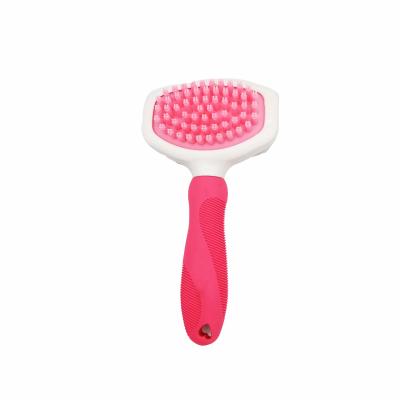 China Amazon Stocked Pets Dogs Cats Bathing Brush Silicone Pet Hair Removal Short Hair Comb Pet Long Bathing Tool Brush Dog Shower Massager for sale