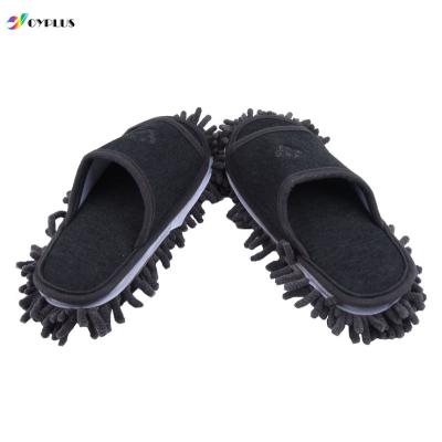 China 2021 New Style Washable Microfiber Chenille Women Slippers For Indoor Lazy Cleaning for sale