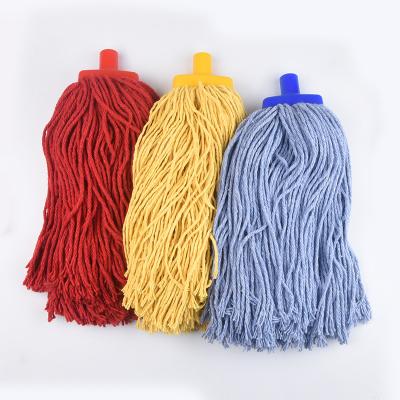 China Viable Cotton Mop Refill Head Microfiber Mop Head Round Head Replacement With Best Price for sale