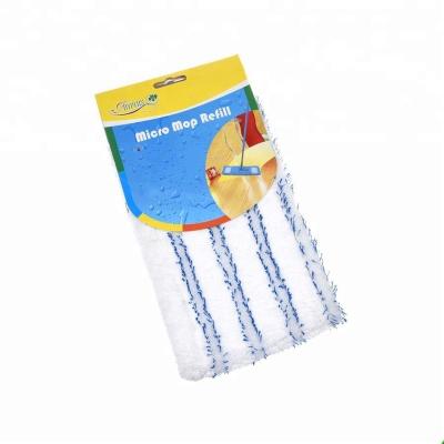 China Sustainable Universal Household Cleaning Microfiber Mop Refill For Floor Cleaning for sale