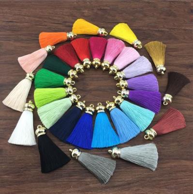 China Fashiontable Sjzmm Hot Selling Meryl Wholesale Tassels Fringe Pendant Colorful Jewelry Decor Tassels For Curtains Jewelry Decor for sale