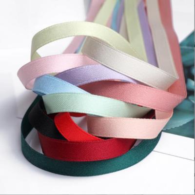 China Luster Sjzmm Factory cotton polyester direct matte hair accessories bow ribbon gift ribbon diy pendant for sale