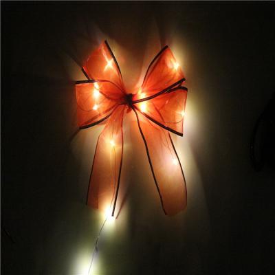 China Luster Sjzmm Wholesale Christmas led lights ribbon set lights hang ribbon stage decorate Christmas tree strap for sale