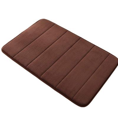 China Manufacturer-supplier non washable bathroom factory price slip memory foam bath mats for sale