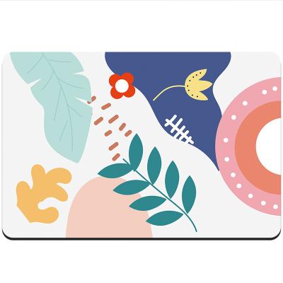 China Bestselling Diatom Washable Custom Soft Bathroom Mud Absorbent Floor Mat Toilet Mat for sale