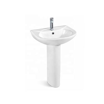 China Modern Desgin Middle Market Wholesale And Good Quality Pedestal Sink For Bathroom for sale