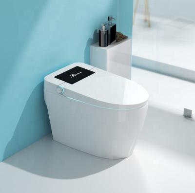 China Automatic Operation Sanitary Ware Concealed Electronic Smart Ceramic Automatic Bathroom WC Ceramic Toilet for sale