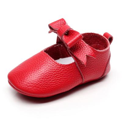 China New Fashion 3LB010 Wholesale New Fashion Baby Toddler High Quality Genuine Leather Soft Sole Shoes Flat for sale