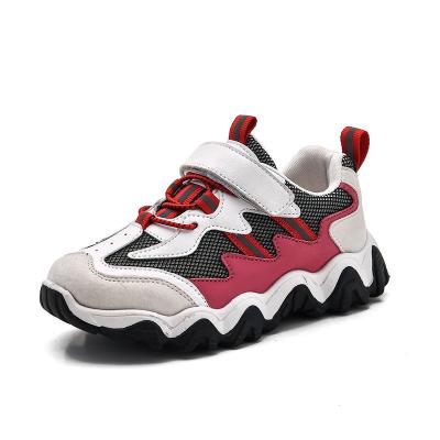 China Waterproof 2022 Kids Fashion Sneakers Lace Up Kids Casual Sports Walking Trainers Boys Girls Designer Brand Shoes for sale