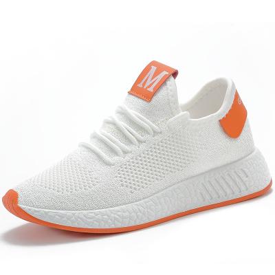 China 2022 fashion trend hot selling flight knit sneakers running shoes sports shoes for women and ladies for sale