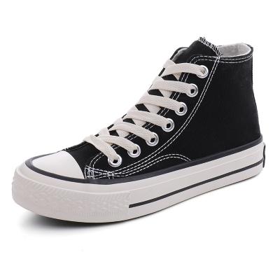 China Cushioning Spring Summer Men / Women Fashion High Top Canvas Casual Shoes for sale