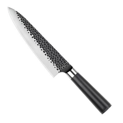 China Sustainable 8 Inch Professional Forged Stainless Steel Kitchen Chef Knife With Handle Group Of Ten for sale