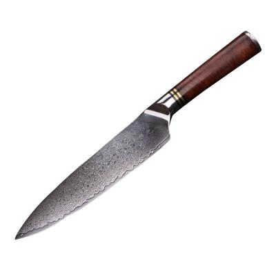 China Viable Success 8 Inch Kitchen Knife Damascus Steel High Quality Chef Knife for sale