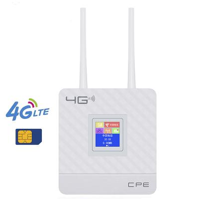 China High Speed Portable Wireless Sim Card Slot Wifi Unlocked Broadband Para Exterior Pocket Wifi Universal Antenna Mobile 4G Router for sale