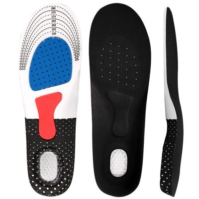 China Custom Made Eva Transverse Arch Support Wide Shock Absorption Fit Safe Working And Shock Absorbing Running Insoles for sale