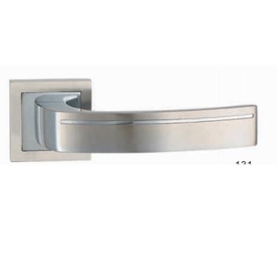 China Newest Euro Patent Handle Square Full Size Door Handle Design Door Lever For Interior Wood Door for sale