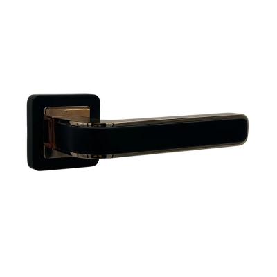 China 1906 patent handle Wenzhou Taishan lock en zink alloy metal interior door lock high quality modern lever handle for sale